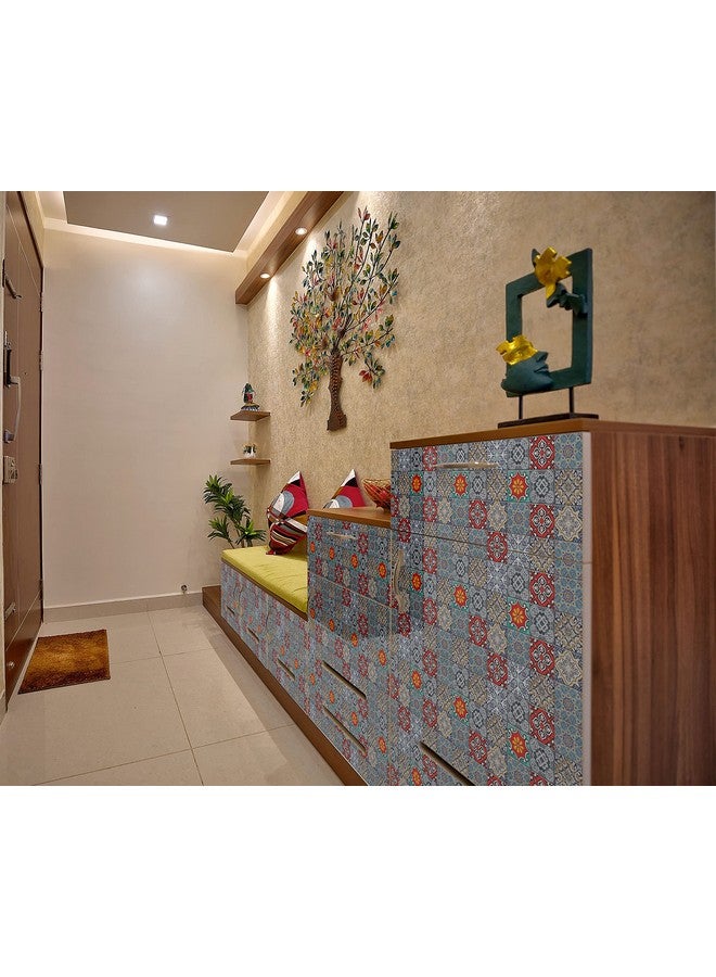 WallDesign Vinyl Mosaic Tile Sticker Self Adhesive - 24 x 32 Inch Durable Surface Decoration Film For Kitchen, Cabinet, Table, Furniture, Wall, Bathroom, Door, Refurbishment - Image 2