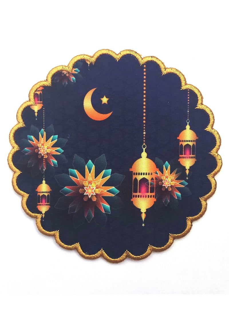 Alwan Ramadan Kareem Set of 6 Coasters and 2 Cushion Covers - Image 4