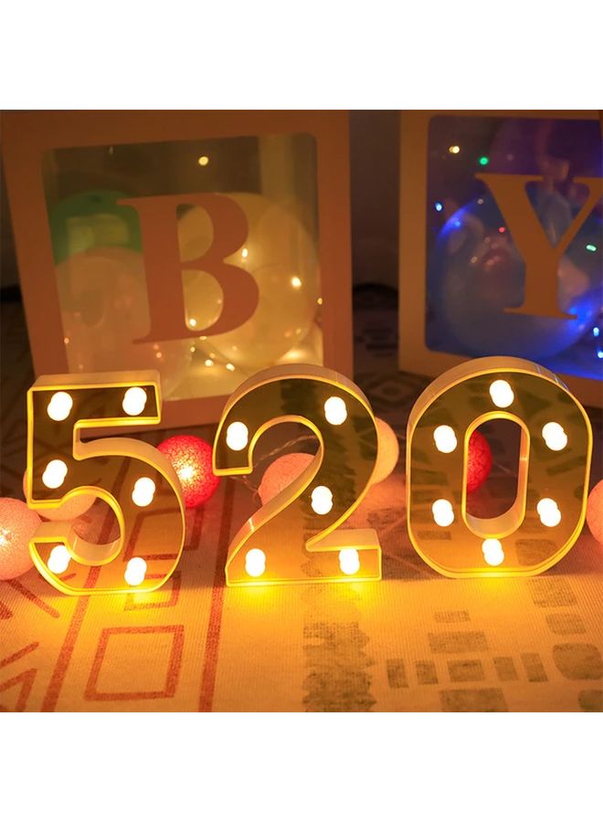 ضوء حرف LED المتوهج بطارية Z مزود بالطاقة للاستخدام المنزلي حفلات الزفاف الاستوديو - Image 2
