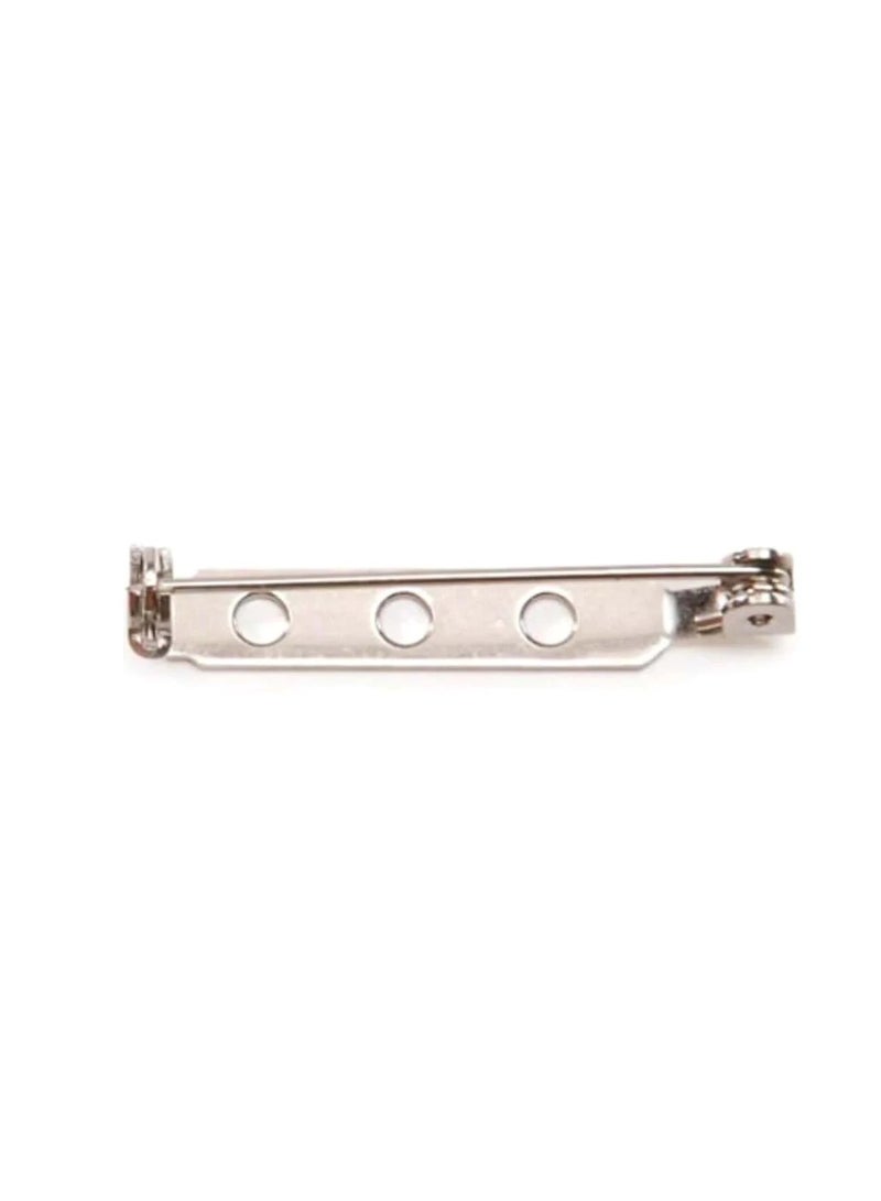 Pin Backs Nickel Plated Steel 1-1/4 inch - Image 1