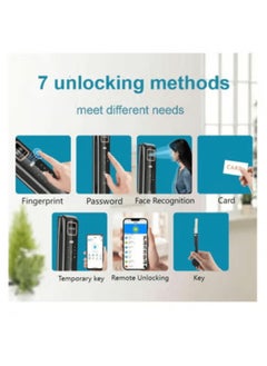 EVEREEN Tuya fully automatic 3D facial recognition home fingerprint lock remote control video entry door password lock electronic security, can recognize beard, body  - Image 2