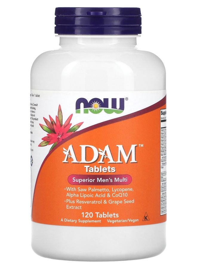 now ADAM Superior Men's Multi 120 Tablets