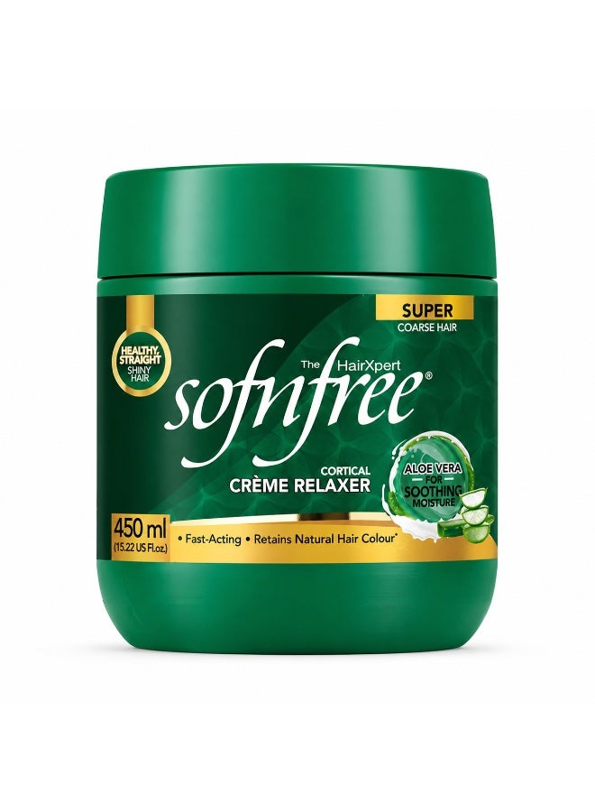 Sofn'free Cortical Creme Relaxer for Super Coarse Hair, 450ml - Image 1