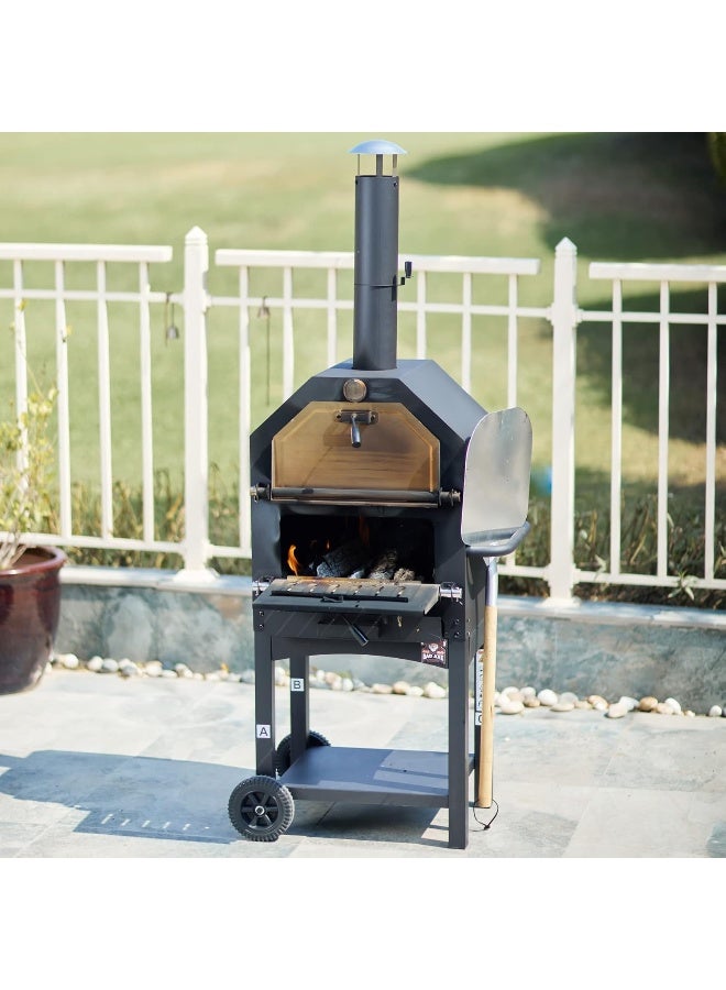 BAD AXE Bad Axe Pizza Oven  Portable Pizza Maker  Gas Powered Pizza Cooker  For Camping  Backyard  Party  Picnics  And Outdoor Kitchens  - Image 5