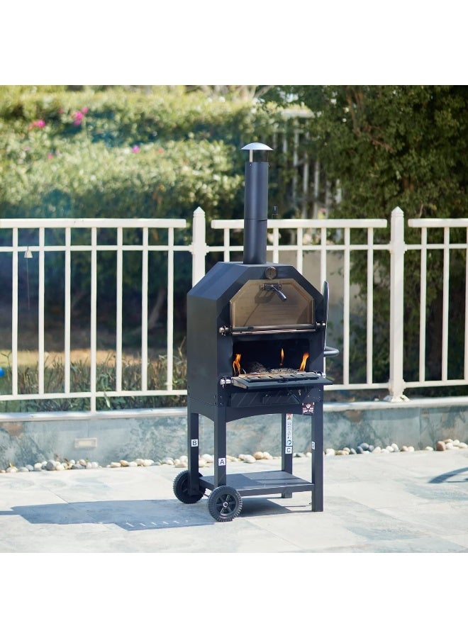 BAD AXE Bad Axe Pizza Oven  Portable Pizza Maker  Gas Powered Pizza Cooker  For Camping  Backyard  Party  Picnics  And Outdoor Kitchens  - Image 4