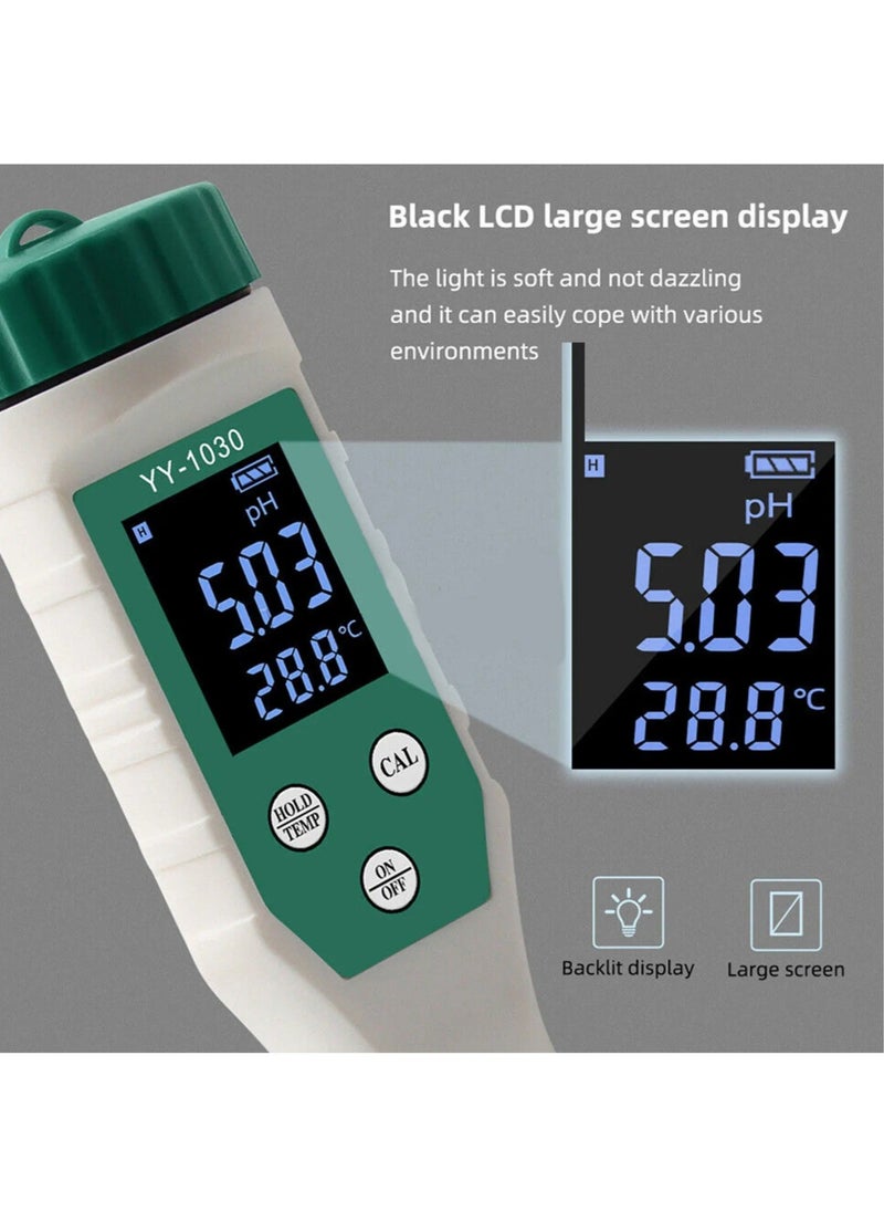 Generic YY-1030 Smart Bluetooth pH Meter, Water Quality Tester Pen, Mobile APP Control, for Soil/Cosmetic/Food/Cheese/Meat Fruit/Dough/Baby Food Supplement  - Image 1