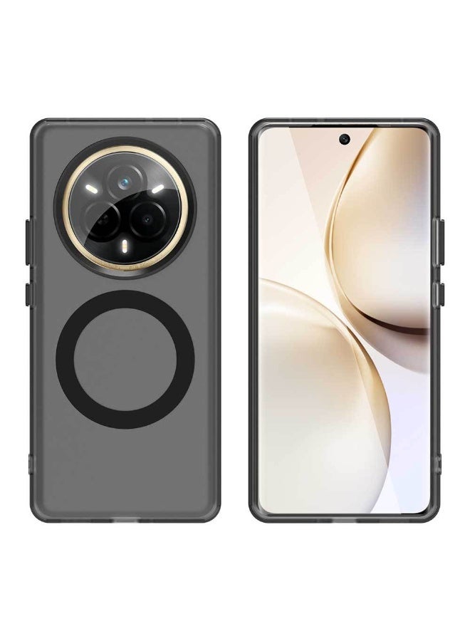 General Clear Case Compatible with Realme 14 Pro+ 5G, Compatible with Mag-Safe, Shockproof High-Grade Protection, Yellowing Resistant, Magnetic Classic Hybrid Case  - Image 3