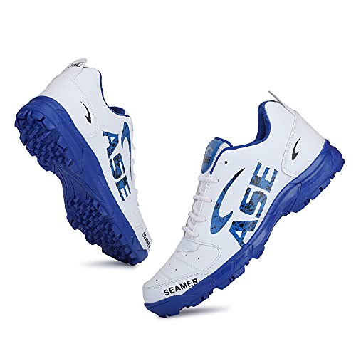 ASE Men's Blue Professional Cricket Shoes 8 UK/IND - Image 2