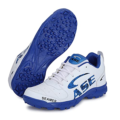 ASE Men's Blue Professional Cricket Shoes 8 UK/IND - Image 4
