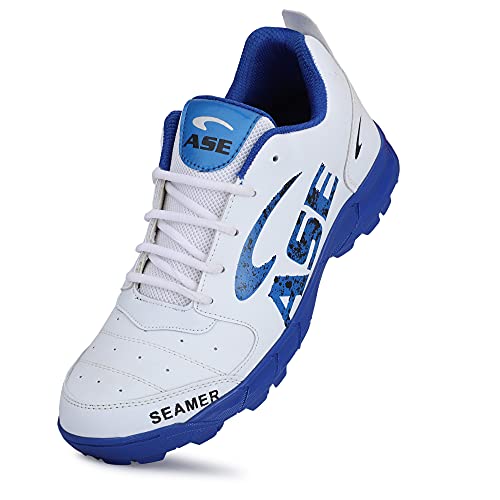 ASE Men's Blue Professional Cricket Shoes 8 UK/IND - Image 1