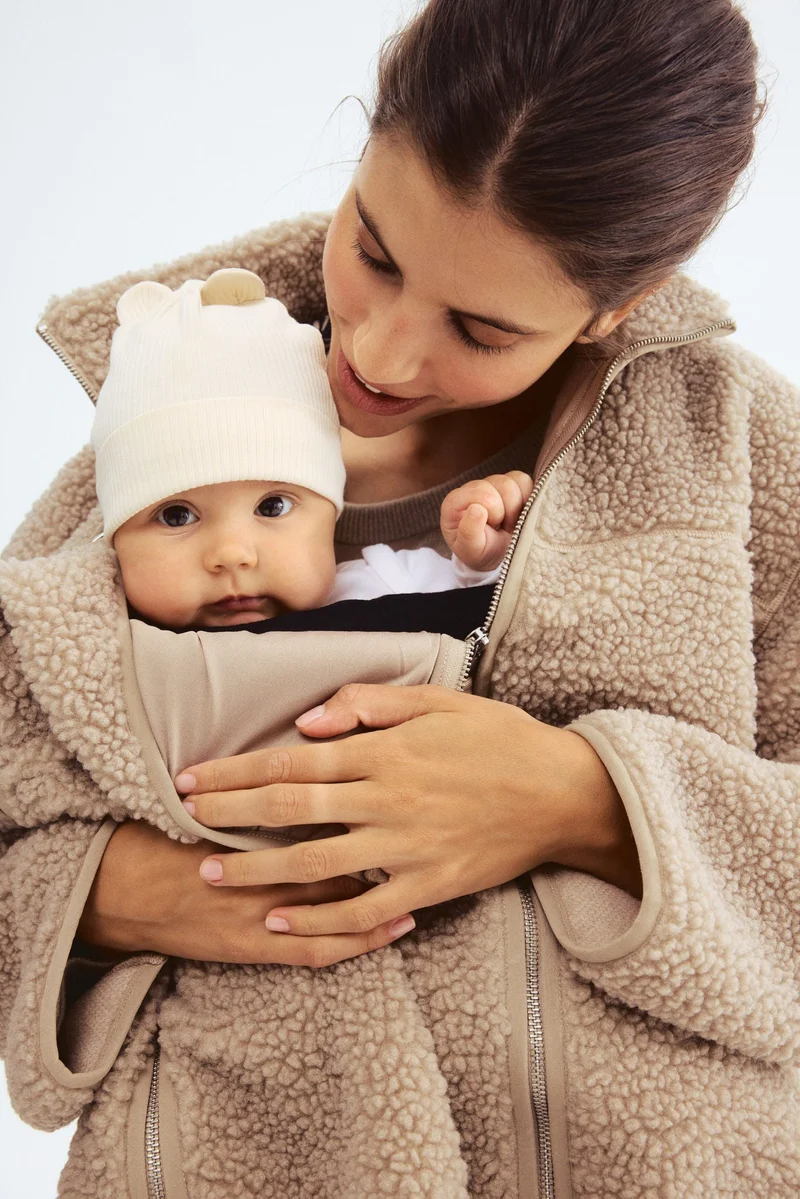 H&M  MAMA Before & After Babywearing teddy jacket for Women | Best Price UAE