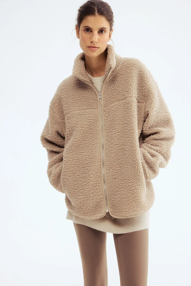 H&M  MAMA Before & After Babywearing teddy jacket for Women | Best Price UAE
