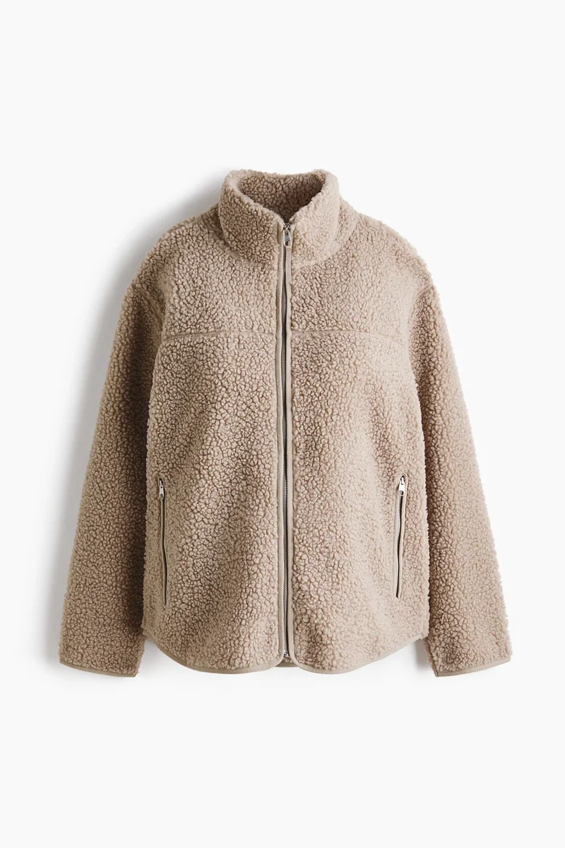 H&M  MAMA Before & After Babywearing teddy jacket for Women | Best Price UAE