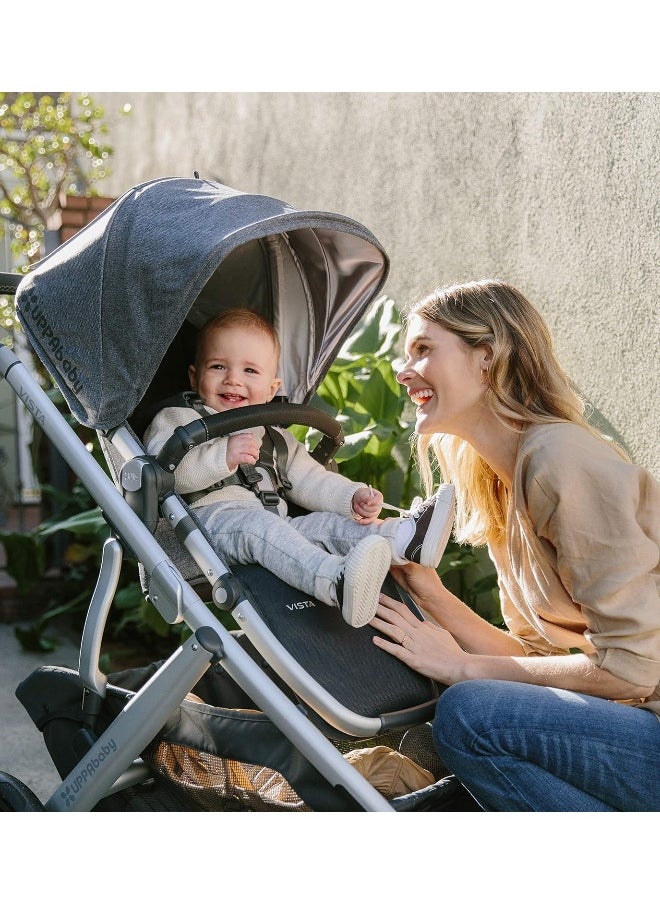 UPPAbaby UPPAbaby Leather Bumper Bar Cover - Black, One Size (Pack of 1)  - Image 4