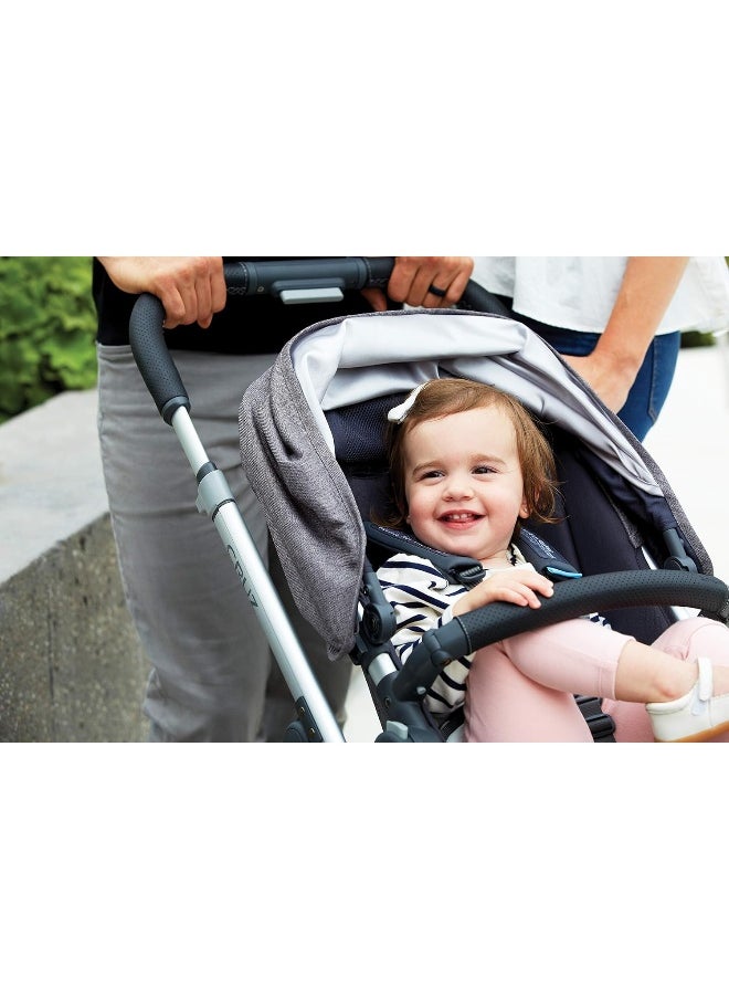 UPPAbaby UPPAbaby Leather Bumper Bar Cover - Black, One Size (Pack of 1)  - Image 3