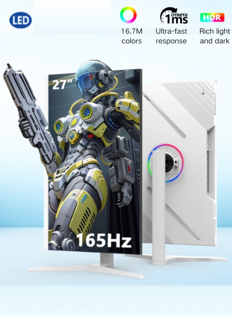 besrey  Monitor 27 inch 2560 * 1440 , 2K 165Hz  Monitor , HDMI  Monitor with VA 250cd/m²  100%sRGb  Monitor  - Image 1