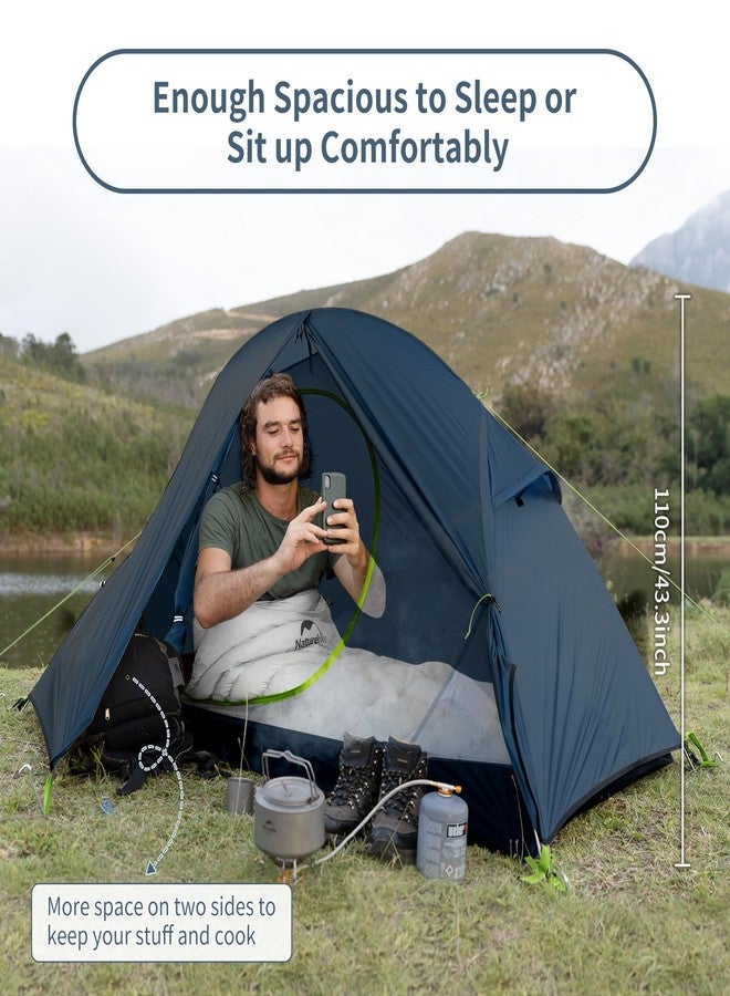 Naturehike Bikepacking 1 Person Tent, Waterproof Easy Set up Free Standing Single Person Tent, Lightweight Backpacking Tent for 1 Person, One Person Tent with Footprint Included - Image 3