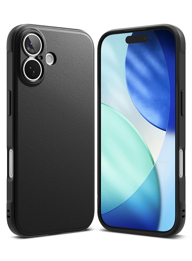Ringke Onyx Case For iPhone 17, Enhanced Grip Tough Flexible TPU Shockproof Rugged TPU Bumper Drop Protection Phone Cover - Black - Image 1