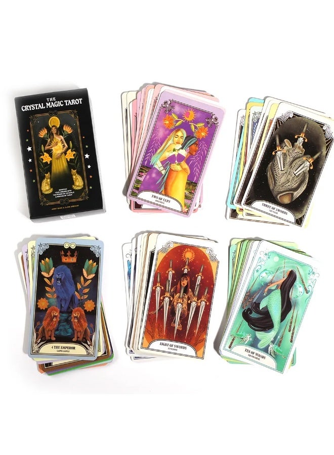 NIBEMINENT Crystal Magic Tarot Cards: Understand and Control Your Destiny with the 78 decks of Tarot cards - Image 4