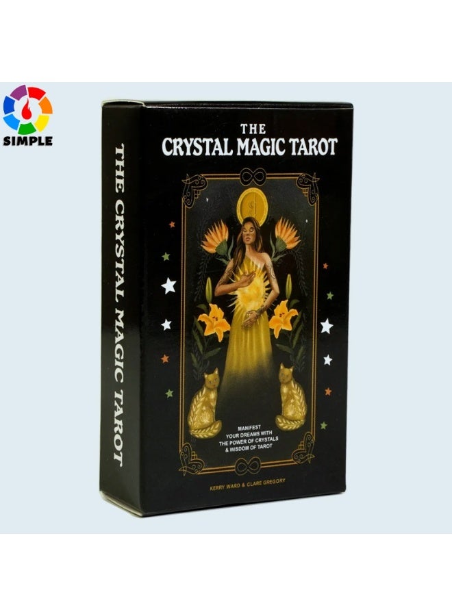 NIBEMINENT Crystal Magic Tarot Cards: Understand and Control Your Destiny with the 78 decks of Tarot cards - Image 1