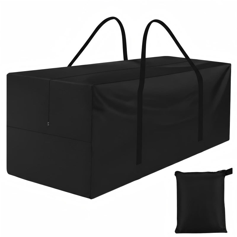 Yczzzj Patio Cushion Storage BagOutdoor Cushion Storage BagWaterproof storage bag with zipper and handleUsed for outdoor cushion storage and home storage48in L x 15in W x 22in H - Image 2
