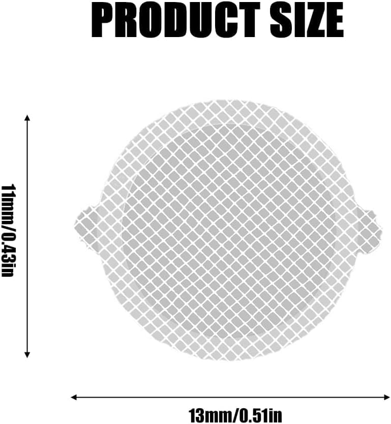PRETOX Kitchen Sink Strainer - Disposable Shower Drain Cover Hair Catcher Shower Drain Mesh Stickers, Reusable and Versatile Drain Cover for Bathroom Laundry Bathtub Kitchen Sink 20 PCS,(Round) - Image 5