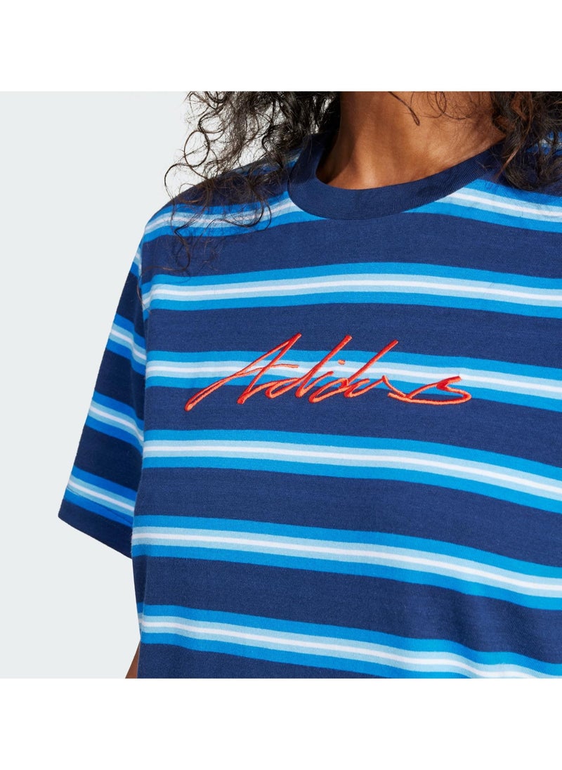 Adidas Striped T-Shirt Dress  - Image 3