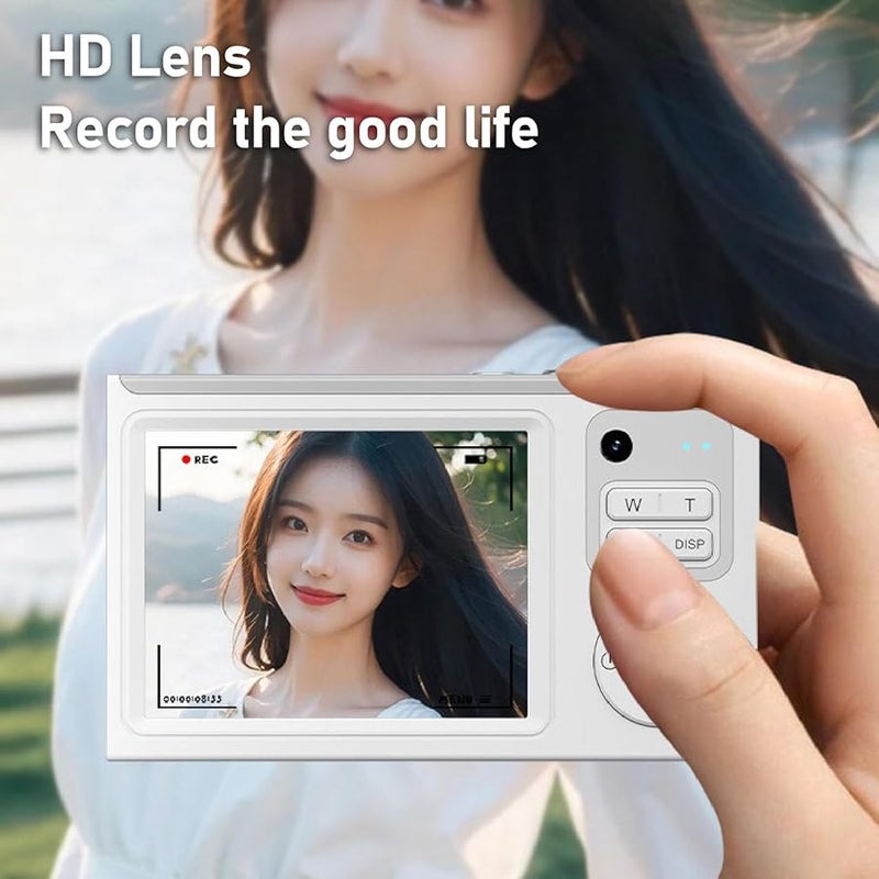 4K 68MP Digital Camera 16x Zoom WiFi Vlogging Camera with 32GB SD Card for Teens - Image 3