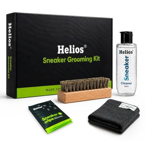 Helios Sneaker Grooming & Cleaner Kit | The Ultimate Sneaker Cleaner Experience | Shoe Cleaner Kit include: 125 ml Sneaker Cleaning Solution, 1 Shoe Brush - Image 1