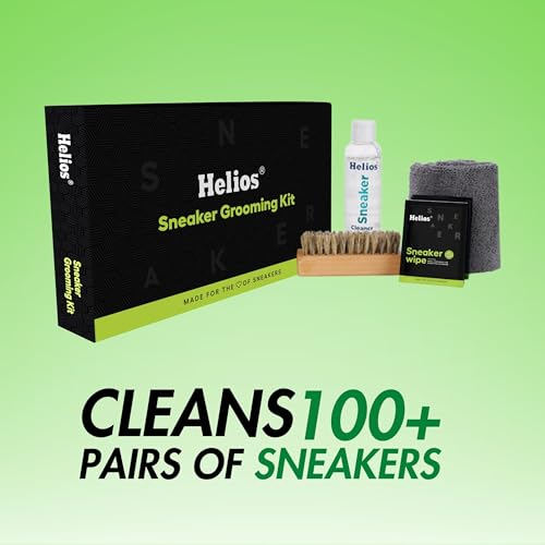 Helios Sneaker Grooming & Cleaner Kit | The Ultimate Sneaker Cleaner Experience | Shoe Cleaner Kit include: 125 ml Sneaker Cleaning Solution, 1 Shoe Brush - Image 4