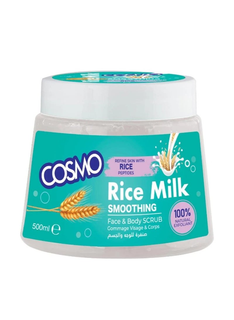 COSMO RICE MILK FACE AND BODY SCRUB 500ML 