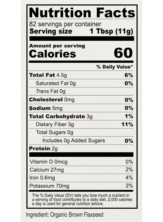 Anthony's Organic Brown Whole Flaxseed, 2 lb, Batch Tested and Gluten Free, Raw, Non GMO, Sproutable, Keto Friendly - Image 3
