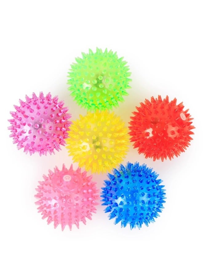 Loquat Direct 5.5CM6.5cm Barbed Massage Ball 7.5cm Flash Ball Toy Stall Selling Wholesale-Color:7.5cm Massage Ball - Image 2