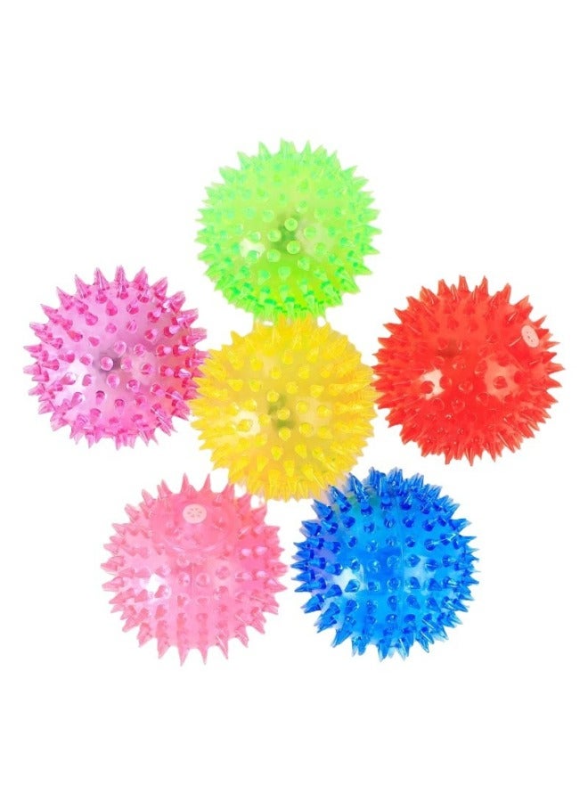 Loquat Direct 5.5CM6.5cm Barbed Massage Ball 7.5cm Flash Ball Toy Stall Selling Wholesale-Color:7.5cm Massage Ball - Image 5