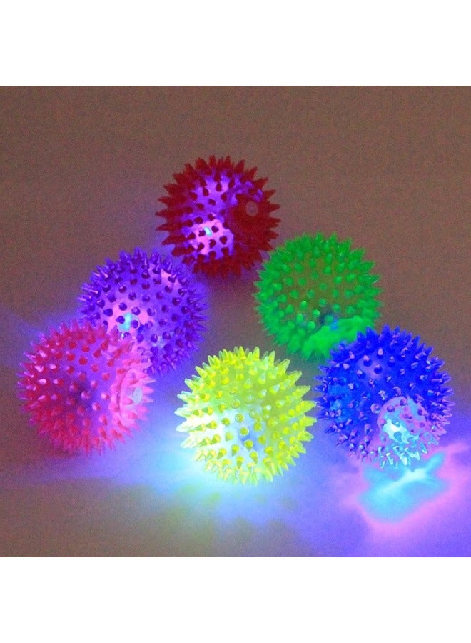 Loquat Direct 5.5CM6.5cm Barbed Massage Ball 7.5cm Flash Ball Toy Stall Selling Wholesale-Color:7.5cm Massage Ball - Image 4