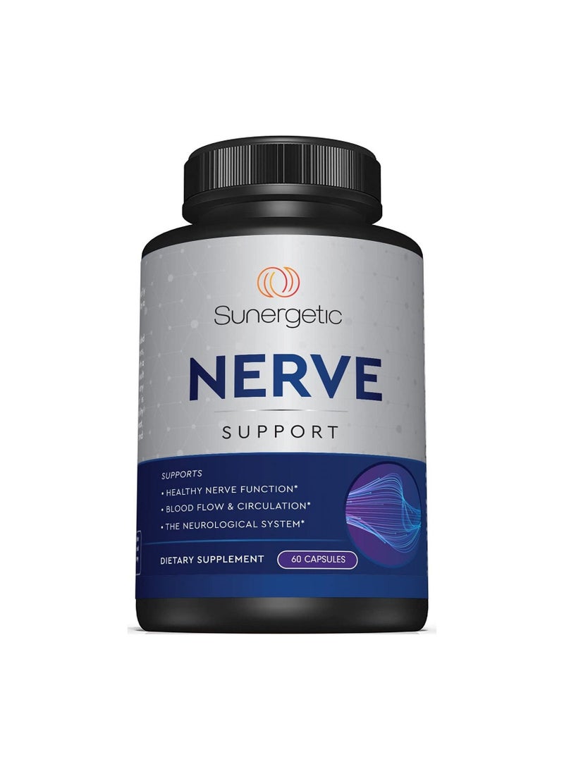 Sunergetic Nerve Support Dietary Supplement 60 Capsules - Image 1