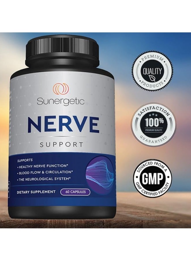 Sunergetic Nerve Support Dietary Supplement 60 Capsules - Image 5