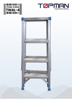 TOPMAN Aluminium Two Way Ladder 4 Steps  - Image 2
