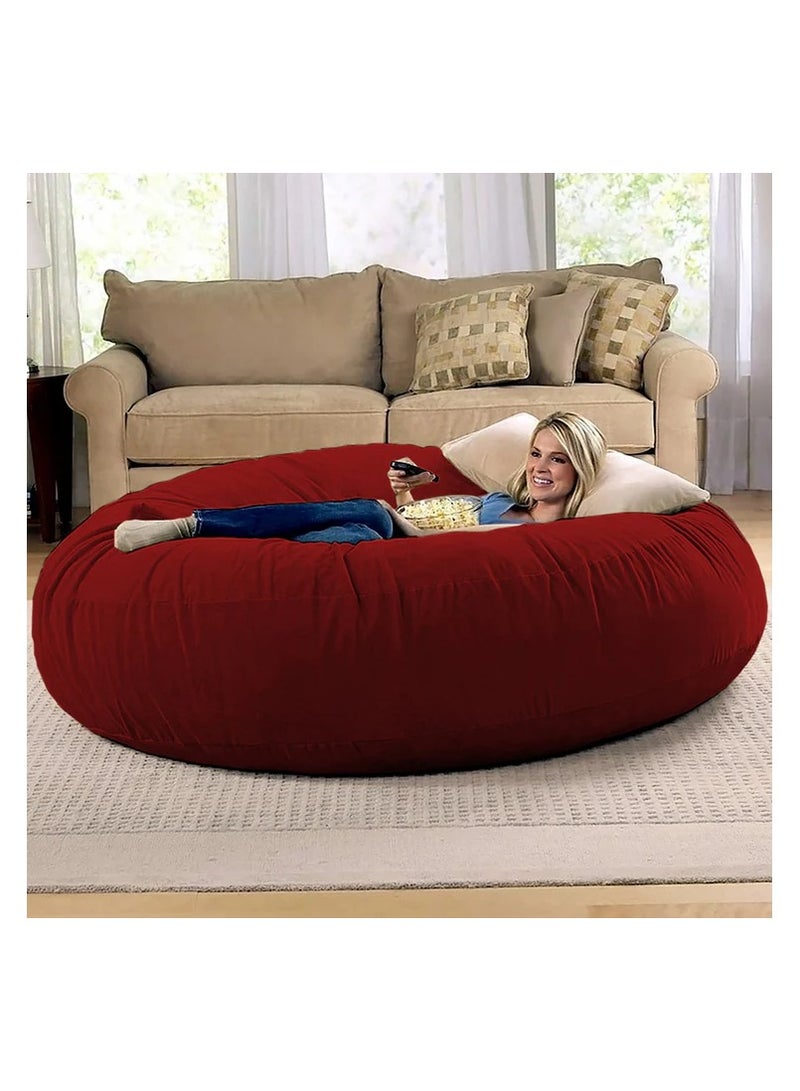 Comfy Comfy Oversized XXL Cocoon Sack Family Bean Bag Maroon  - Image 1