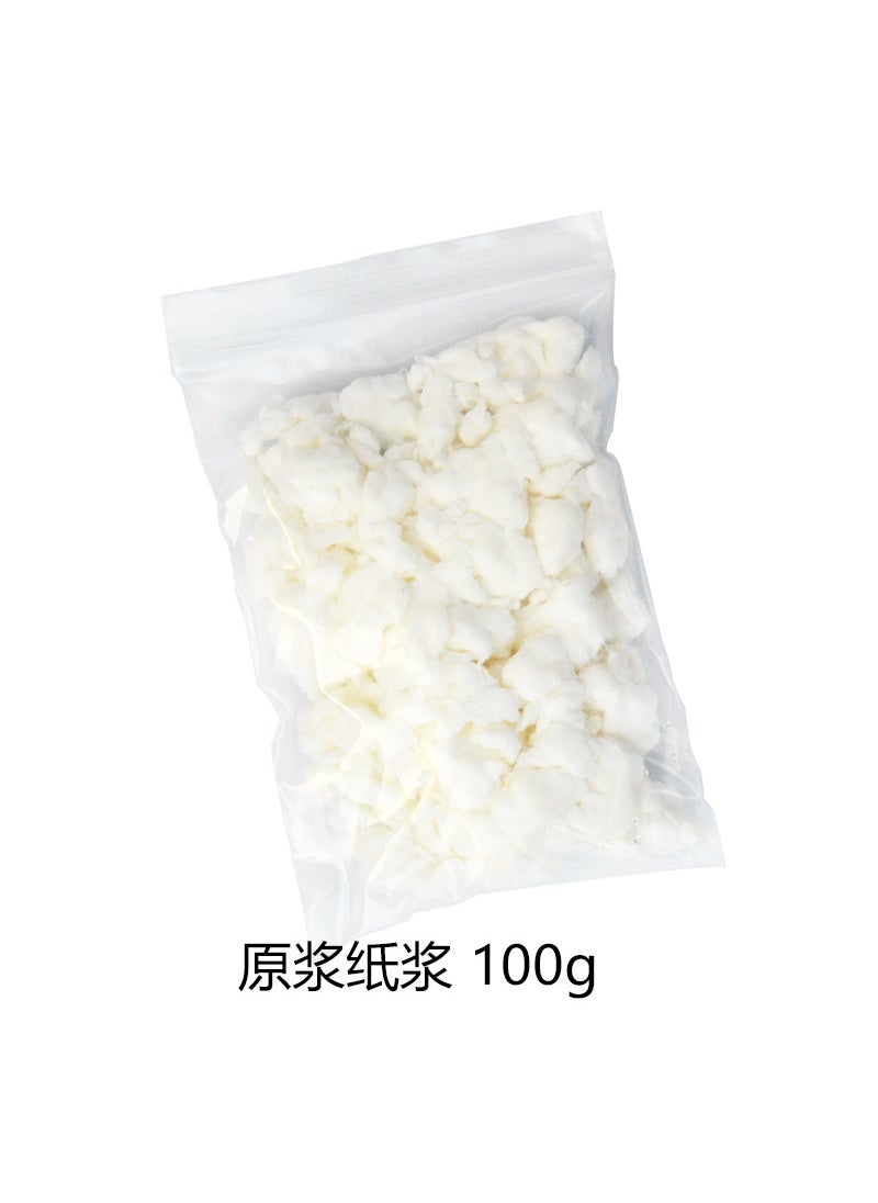 Double-Layer Papermaking Kit DIY Educational Toy virgin pulp dewatering pulp 100g