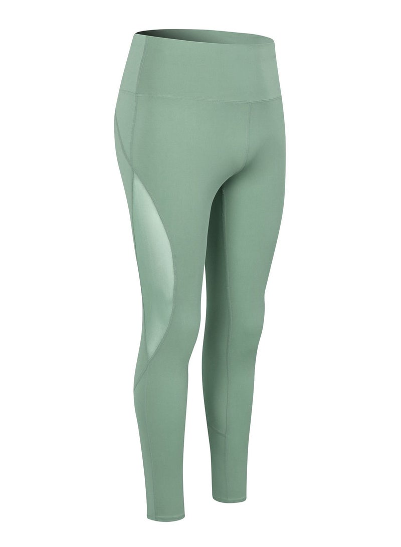 Loquat Women Quick Dry Breathable Elastic Trousers Green - Image 1