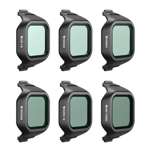Freewell All Day 6Pack ND Filters for DJI Mini 5 Pro ND16 ND32 ND64 ND256 ND512 ND1000 Full Light Control for Cinematic Aerial Footage - Image 1