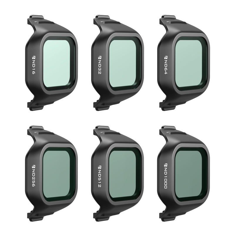 Freewell All Day 6Pack ND Filters for DJI Mini 5 Pro ND16 ND32 ND64 ND256 ND512 ND1000 Full Light Control for Cinematic Aerial Footage - Image 2