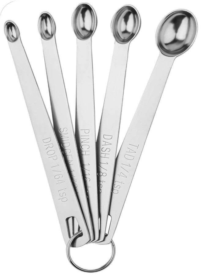 Smithcraft Measuring Cups and Spoons Set, 18/8 Stainless Steel Measuring Cups&Spoons for Kitchen and Baking, Dry and Liquid Metric&US Measuring Cups Spoons with Mini Measuring Spoons Set - Image 4