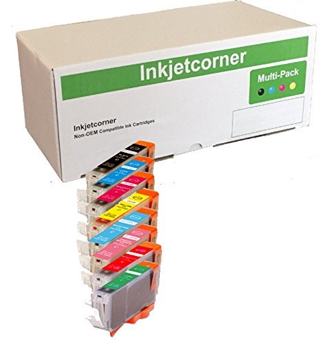 Inkjetcorner Compatible Ink Cartridges Replacement for CLI-8 for use with Pro9000 Mark II (8-Pack) - Image 2