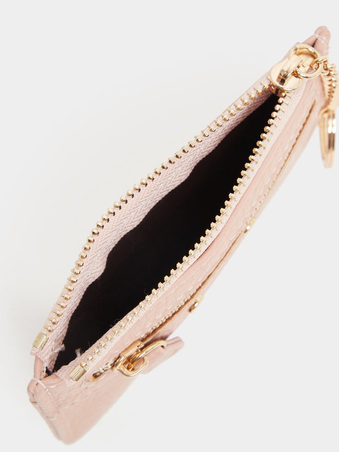 Styli Styli Textured Wallet with Zip Closure  - Image 4