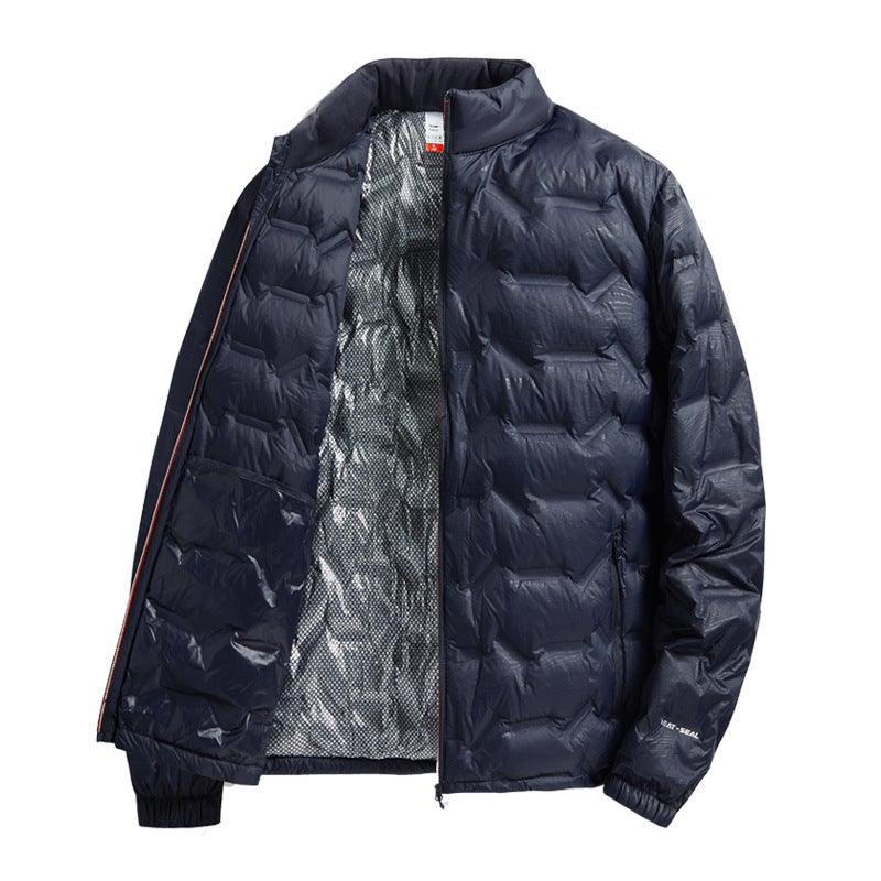 Winter Down Jacket Men'S Graphene Material Thermal Pressing 650 Canopy Warm-Keeping Casual Lightweight Down Jacket Women'S Jacket - Image 2
