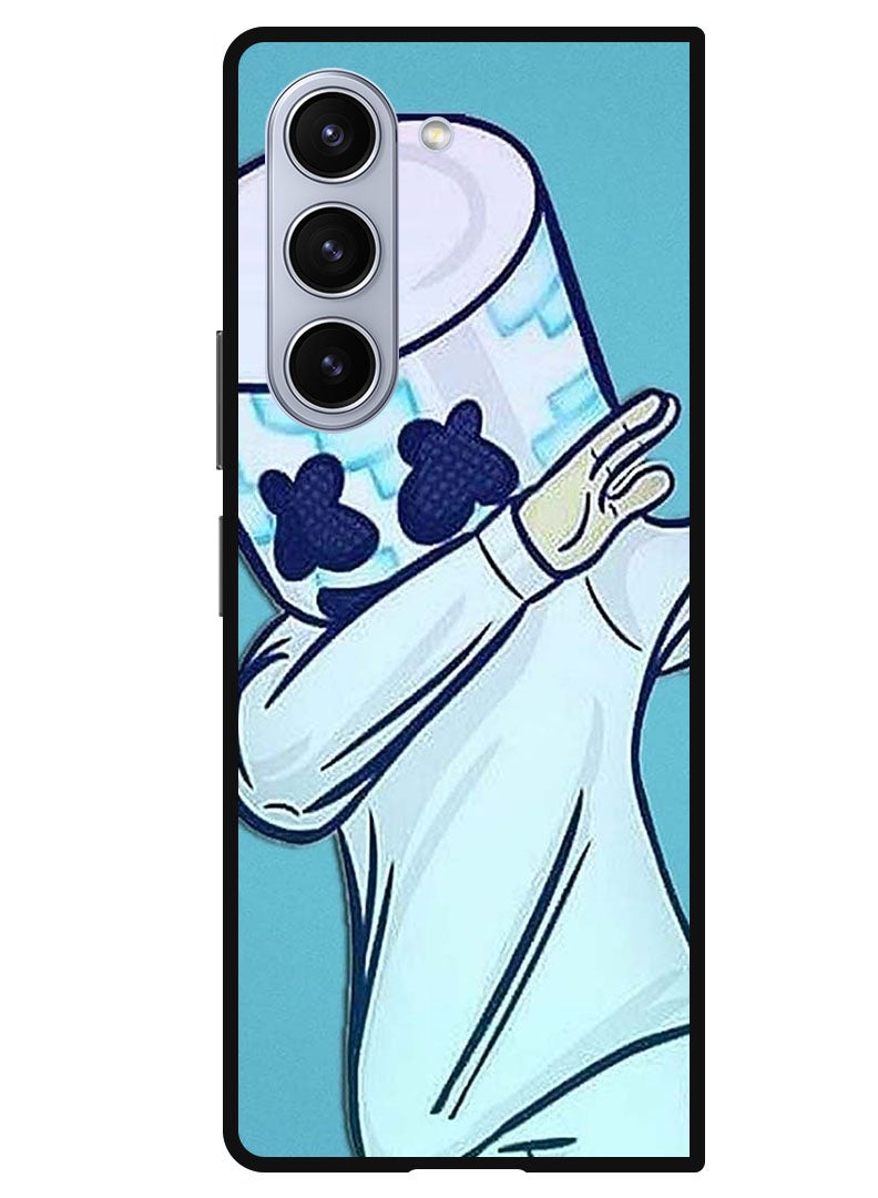 Theodor Protective Case Anti Scratch Shock Proof Bumper Cover For Samsung Galaxy Z Fold 5 Marshmello - Image 1