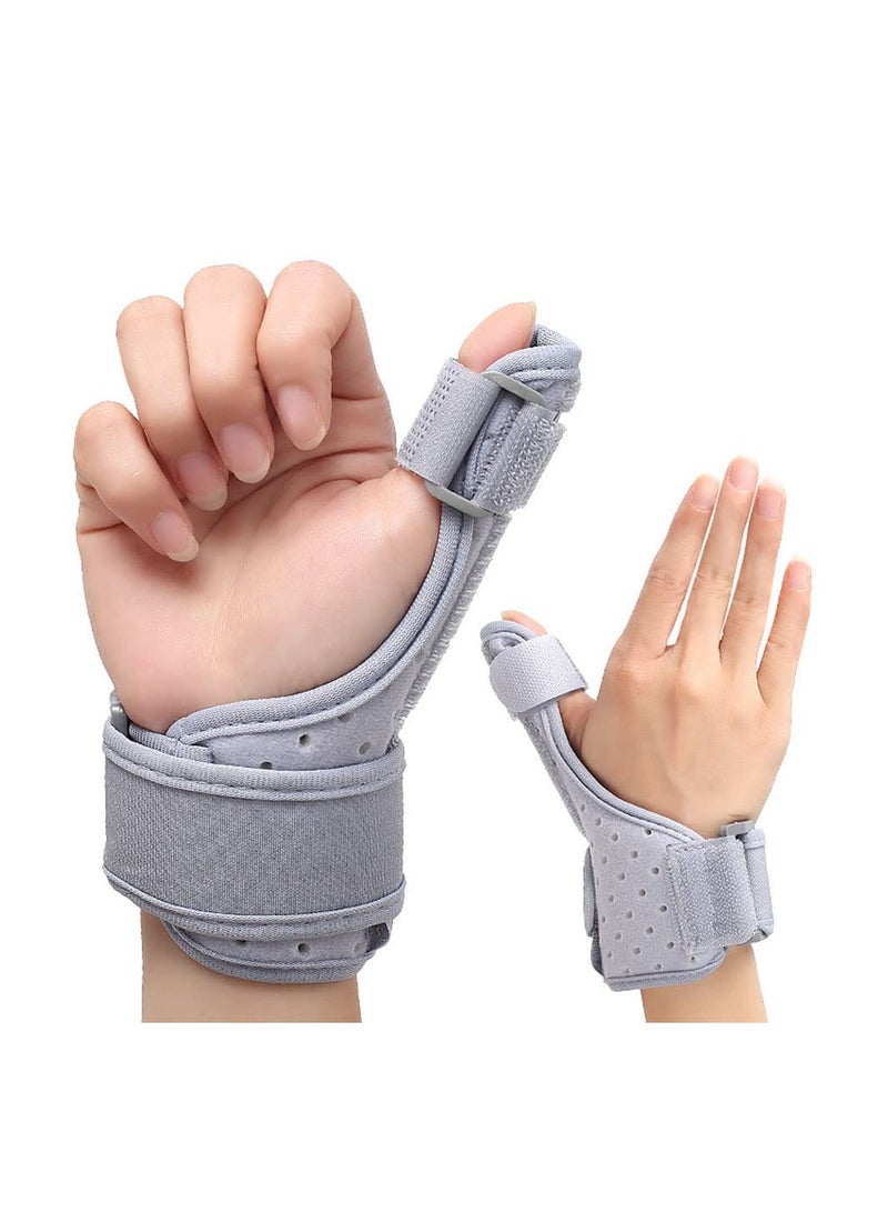 SYOSI Thumb Splint Carpal Tunnel Wrist Brace for Women and Men Interchangeable Left Right Hands Providing Day Night Support Suitable Arthritis Tendonitis Sprain Strain - Image 1
