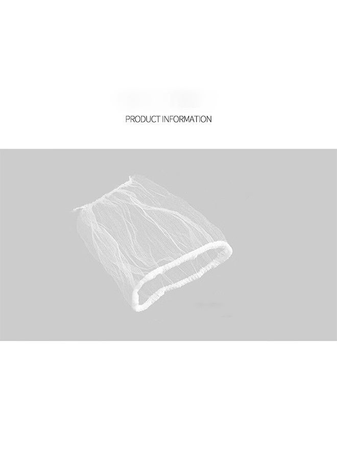 100-Piece Sink Strainer Bags White - Image 1